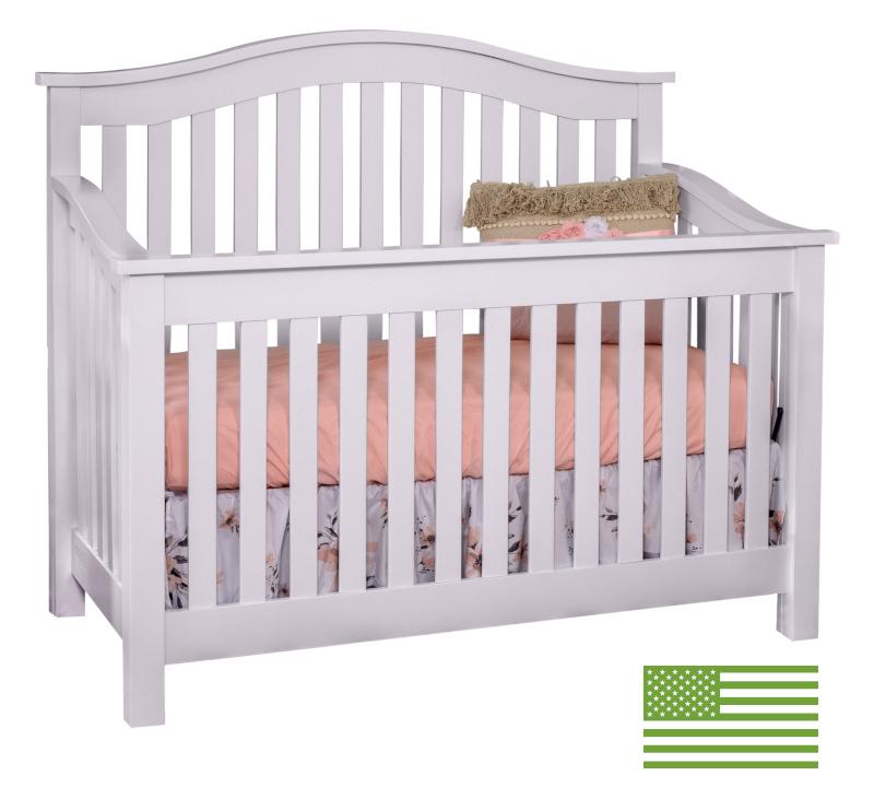 Amish 4 in 1 Convertible Baby Crib - Aria